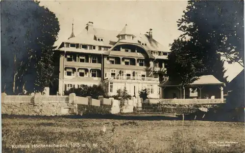 Höchenschwand Kurhaus -287294