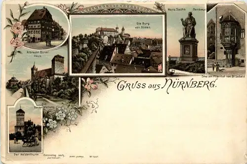 Gruss aus Nürnberg - Litho -288360