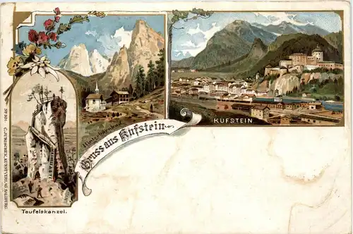 Gruss aus Kufstein - Litho -287528