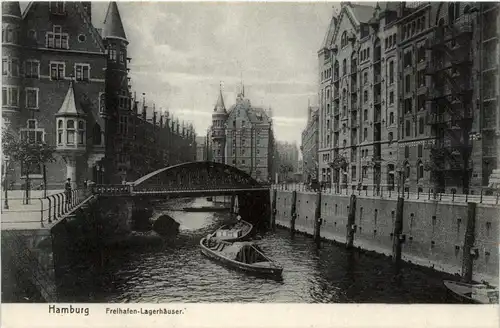 Hamburg - Freihafen Lagerhäuser -287500