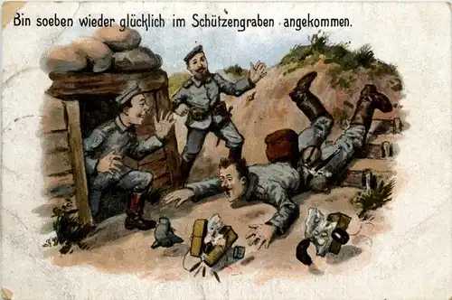 Bin soeben glücklich im Schützengraben angekommen -287280