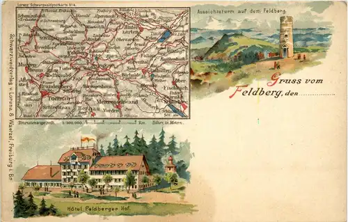 Gruss vom Feldberg - Litho -287290