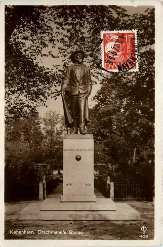 Kobenhavn - Drachmanns Statue -287462