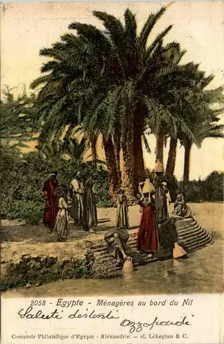 Egypt - Menageres au bord du Nil -287820