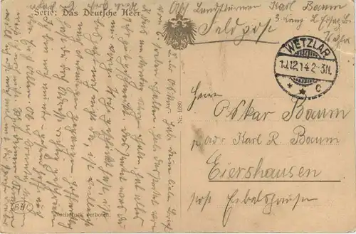 Abfahrt vach dem Kriegschuaplatz -238790