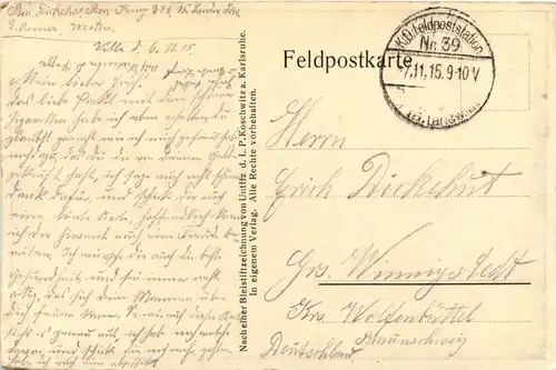 Unter der Erde - Feldpost -238994