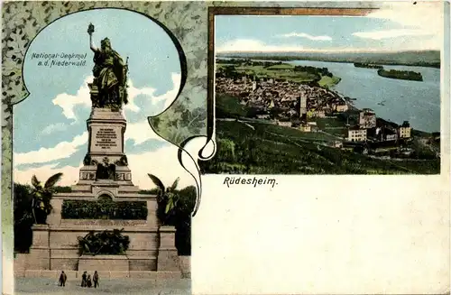 Rüdesheim - Litho -288240