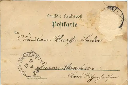 Gruss aus Abterode - Litho - Meissner -239226