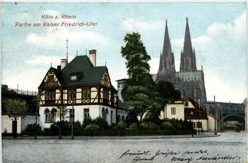 Köln - Partie am Kaiser Friedrich Ufer -288996
