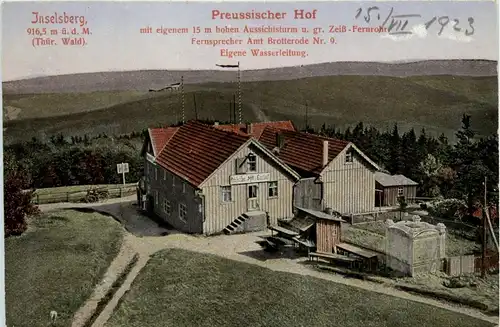 Inselsberg - Preussischer Hof -288202