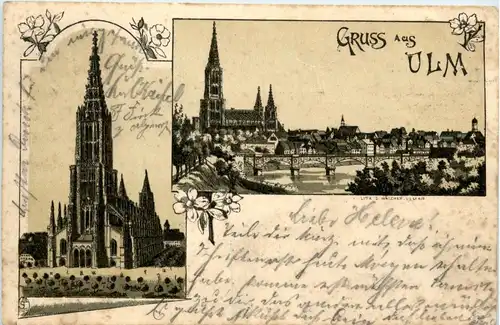 Gruss aus Ulm - Litho -288490