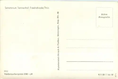 Friedrichroda - Sanatorium Tannenhof -288542