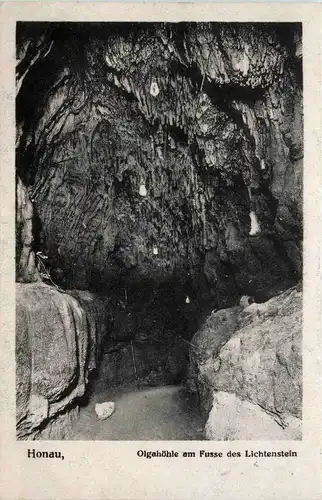 Honau - Olgahöhle am fusse des Lichtenstein -288584