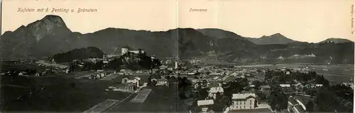 Kufstein mit d. Pentling und Brünstein - Klappkarte -287512