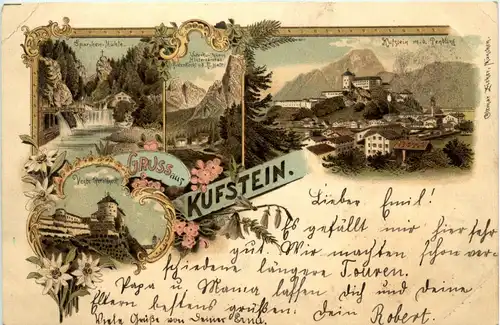 Gruss aus Kufstein - Litho -287532