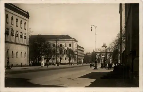 München - Universität und Siegestor -288848