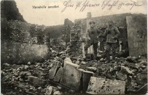 Varneville zerstört - Feldpost -288868