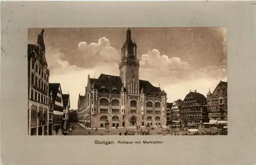 Stuttgart Rathaus -289450