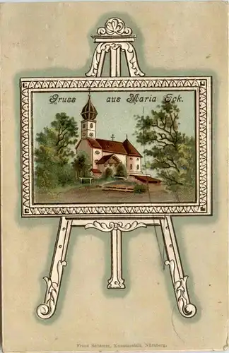 Gruss aus Maria Eck - Litho -289594