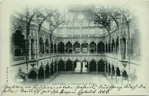 Anvers - Interieur de la Bourse -288766