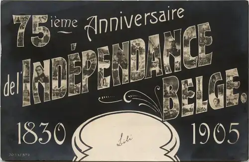 75 ieme Anniviversaire del Independance Belge 1905 -288772