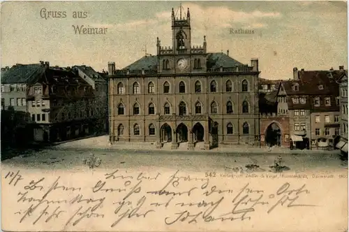 Gruss aus Weimar - Rathaus -289012