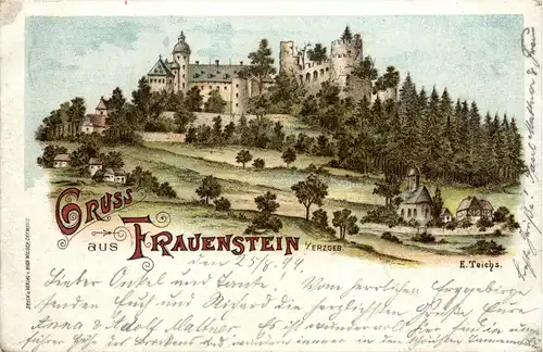 Gruss aus Frauenstein - Litho -289722