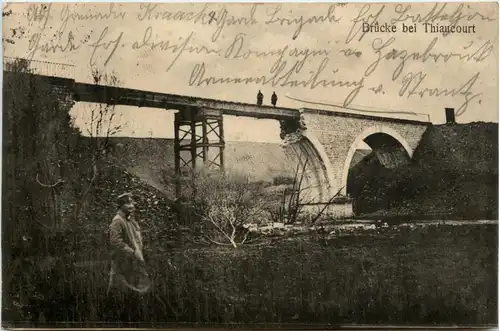 Brücke bei Thiaucourt - Feldpost -288872