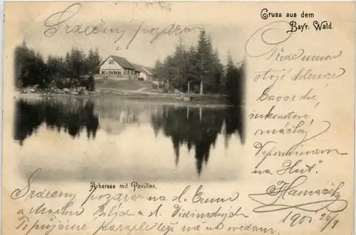 Arbersee mit Pavillon -288188