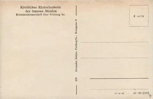 Krummenhennersdorf über Freiberg in Sachsen -289198