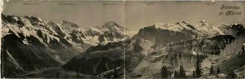 Panorma de Mürren - Klappkarte -290570