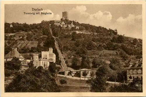 Durlach - Turmberg mit Bergbahn -289930