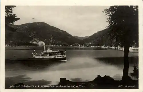 Achensee, Blick auf Scholastika und Achenkirch -324332