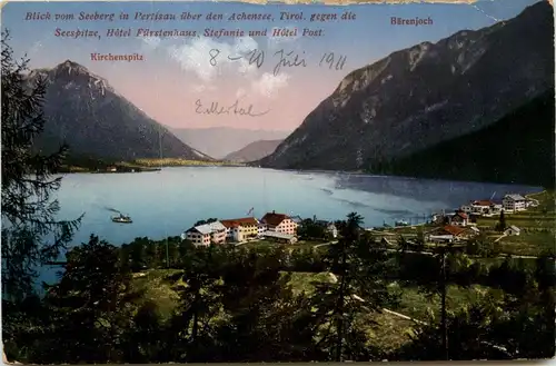 Blick vom Seeberg in Pertisau gegen die Seespitze, Hotel Fürstenhaus -324338