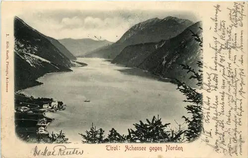 Achensee/Tirol Orte und Umgebung, Achensee gegen Norden -324508