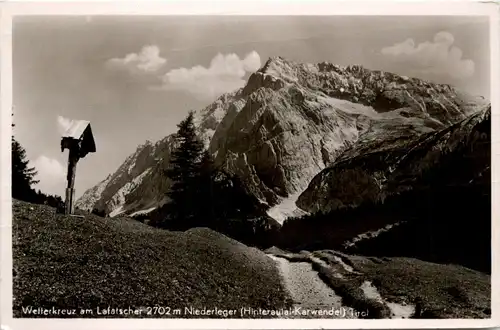 Wetterkreuz am Lafatscher, Niederleger Karwendel -324528