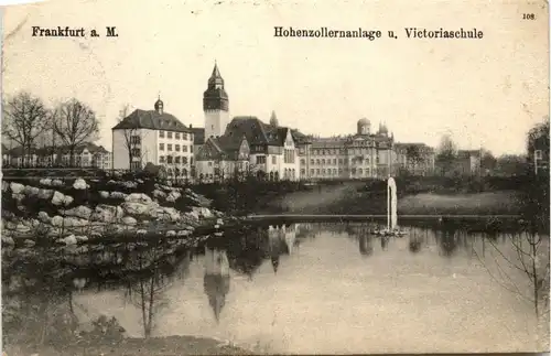 Frankfurt - Hohenzollernanlage und Victoriaschule -290522