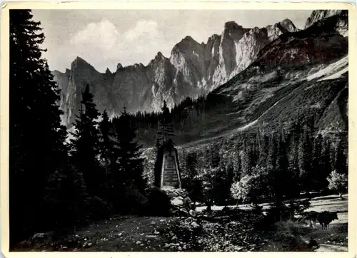 Karwendel, Barth-Denkmal, Laliderer Wände -324548