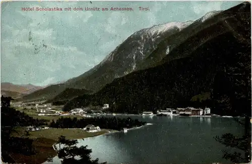 Achensee, Hotel Scholastika mit dem Unnütz -324538