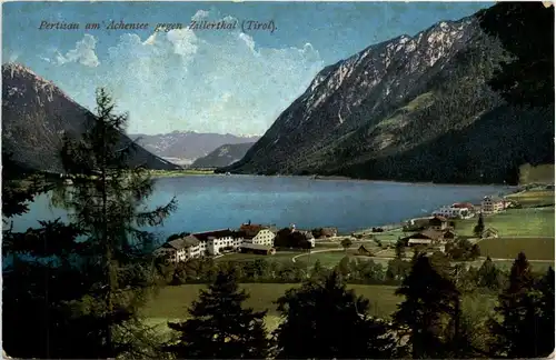 Achensee/Tirol Orte und Umgebung, Achensee, Pertisau, gegen Zillertal -324558