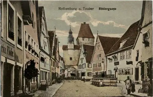 Rothenburg o. Tauber - Rödergasse -289588