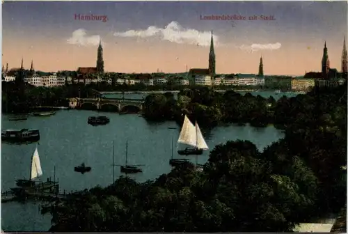 Hamburg - Lombardsbrücke -290286