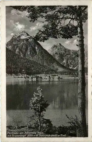 Achensee, Pertisau, mit Tristenkopf und Sonnjoch -324748