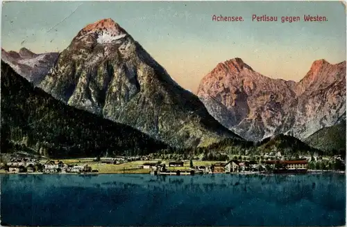 Achensee/Tirol Orte und Umgebung, Achensee, Pertisau, gegen Westen -324768