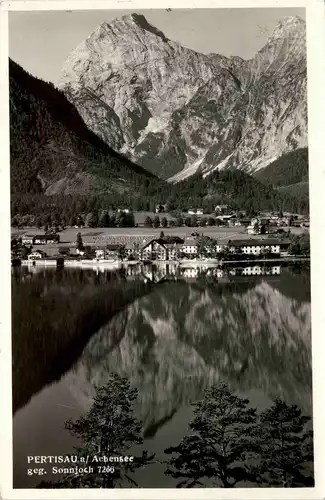 Achensee/Tirol Orte und Umgebung, Achensee, Pertisau, gegen Sonnjoch -325012