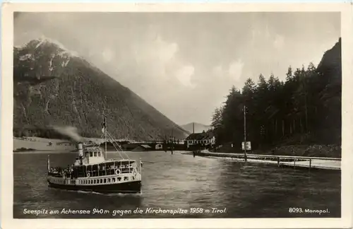 Achensee/Tirol, Orte und Umgebung - Seespitz gegen die Kirchenspitze -324200