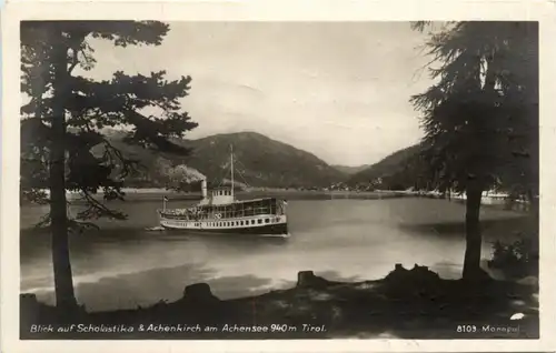 Achensee, Blick auf Scholastika und Achenkirch -324334