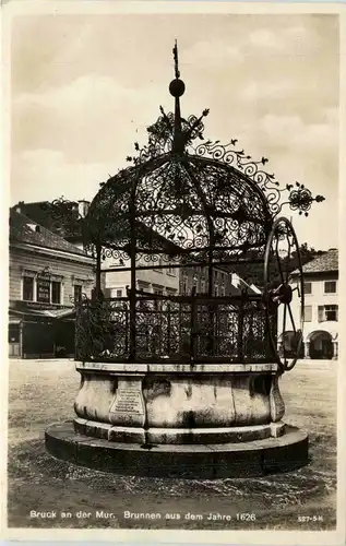 Bruck a.d.Mur/Steiermark - Brunnen aus dem Jahr 1626 -325118