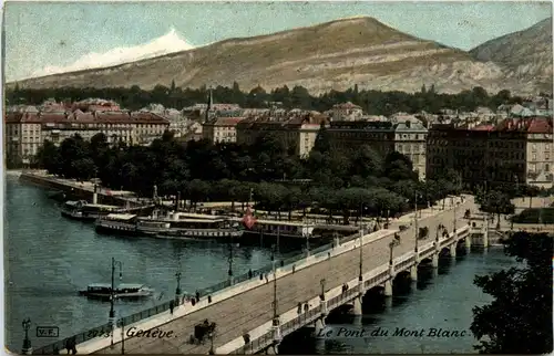 Geneve - Le Pont du Mont Blanc -290444