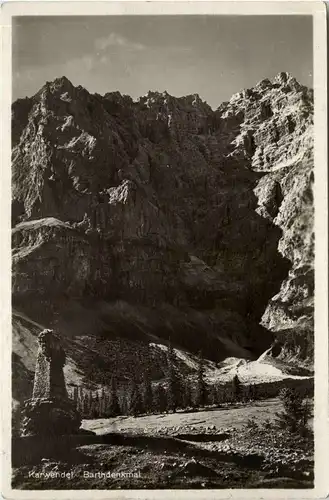 aAchensee/Tirol, Orte und Umgebung - Karwendel: Barthdenkmal -324470